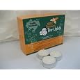 36 Beeswax Tea-Light Candles in IVORY - Metal Cups - 100% Beeswax Candles