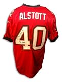 Mike Alstott Autographed/Hand Signed Tampa Bay Buccaneers Reebok Authentic Jersey with A-Train Inscr