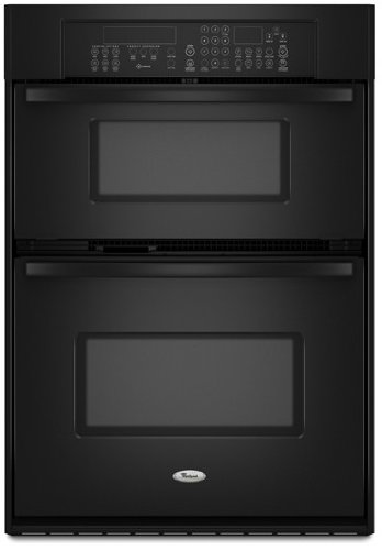 Whirlpool Gold GSC309PVB 30 Built-in Microwave Combination Double Wall Oven - Black