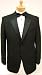 Celebration Tuxedo Shoe Black   Square Toe Tie Lace Up