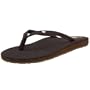 Scott Hawaii Women's Mele Wedge Flip Flop,Chocolate,9 M US