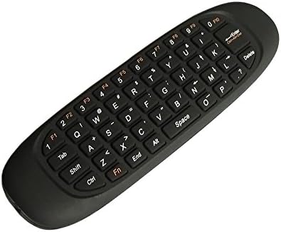 Yatimo MC Saite C120 Handheld Remote Control 2.4GHz Wireless Mini Air Mouse Keyboard for Smart TV, TV Box, Notebook Computers, Desktop Computers, MacBook.(Black)
