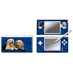 Nintendo DS Lite - Modding Skin -Two Blue Dogs-