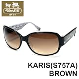 コーチ COACH サングラス【KARIS】コーチ　カリス S-757A ブラウン/ブラウン　グラデーション COACH サングラス