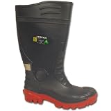 Cofra Red Blue Rubber Steel Toe Safety Boot 