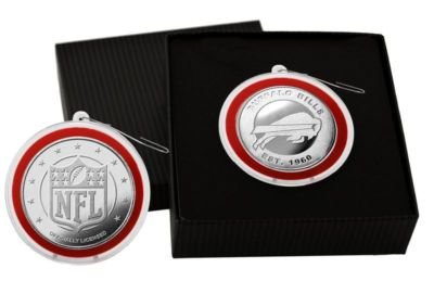 Buffalo Bills Silver Ornament