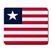 Liberia Flag Mouse Pad