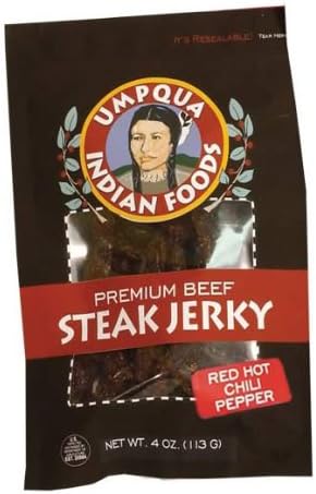 Umpqua Indian Foods 4 oz. Smoke Spicy Sweet Steak Jerky
