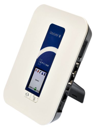 External hard drive:Option GlobeSurfer III GSM/HSPA Router - Voice, Broadband Data, and Wi-Fi - White