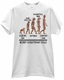 HOCKEY EVOLUTIONARY SCALE SHARKS FAN ANTI DUCKS APE TO MAN PROGRESS T SHIRT jersey