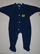 JIMMIE JOHNSON #48 Terry Cloth BABY ONESIE with Feet (Car Number & Colors)