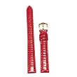 Watchband Genuine Lizard Red 14mm Watchband Genuine Lizard Red 14mm