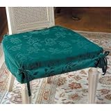 Damask Dining Chair Cover, CREAM