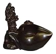 Chinese God of longevity (Shou Lao) ashtray - hand carved stone