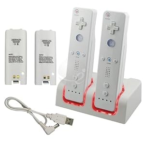 Dual Charging Station Bundle for Wii for $7 + free shipping via Prime Dual Charging Station Bundle for Wii for $7 + free shipping via Prime