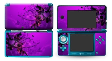 Bundle Monster Nintendo 3ds Vinyl Skin Cover Art Decal Sticker Protector Accessories - Purple Mist