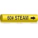 Brady 5609-Ii High Performance - Wrap Around Pipe Marker, Legend "60# Steam"