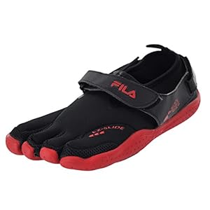 Fila Skeletoes Ez Slide Drainage Men's Shoes Five Finger Red Size 8