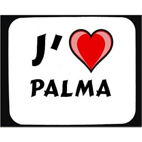 J'aime Palma tapis de souris d�cor�