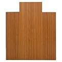 Natural Bamboo Roll-Up Chair Mat - 44" x 52" (1/4" thick)