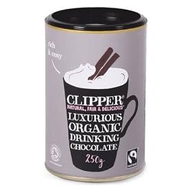 Clipper Fairtrade Organic Drinking Chocolate - 250 Grams