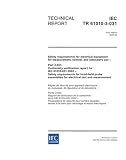 IEC/TR 61010-3-031 Ed. 1.0 en:2003, Safety requirements for electrical equipment for measurement, control, and laboratory use - Part 3-031: Conformity ... for hand-held probe assemblies for elec