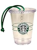 Starbucks Christmas Ornament Clear To Go Cup