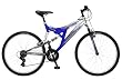 Mongoose Maxim Dual-Suspension Mountain Bike (26-Inch Wheels, Blue)