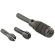 3 Pc Drill Bit Set Pin Vise Chuck Tool for Flex Shaft