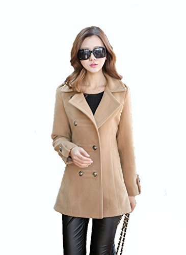 【Tnk&Co.】　レディース (6色選択) Pコート　オリジナルBAGセット#28　レディースコート ジャケット JKT コート ベージュ グリーン ブラック グレー ネイビー レッド 緑 黒 灰 紺