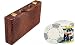 Triple Crown Poker Chip Set, 300 11.5 gram Clay Composite Chips w/ Brown Genuine Leather Case