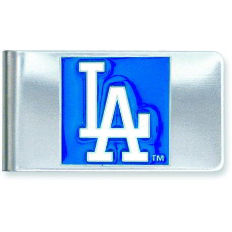 Stainless Steel MLB Los Angeles Dodgers Money Clip