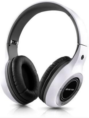 Headphones,HIST TH320 Over-Ear Bluetooth Gaming Headset High Quality Sound with Adjustable Headband,Microphone with 3.5mm Jack (White)