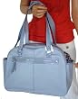 Authentic Coach Addison Leather Baby Diaper Bag Converible Tote 18374 Periwinkle Purple