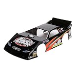 Team Losi Mini-Late Model Painted Body, Black by TEAMLOSI