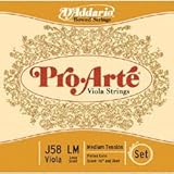 D'Addario Pro-Arte up to 16.5(Long) Viola String Set Medium Gauge