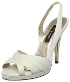 Nina Women's Elizana Platform Sandal,Ivory,9.5 M US