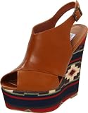 Steve Madden Women's Elissaa Slingback Sandal,Cognac Multi,9.5 M US