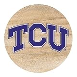 Thirstystone Natural Sandstone Set of 4 Coasters Texas Christian University
