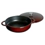 Staub 3.5  Quart Hexagon Saute Pan and Braiser, Grenadine