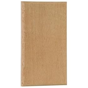 Anigmo W017 Dimwood Wood Plate, Natural Mahogany
