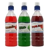 Victorio 3-Flavor Pack Shaved Ice/Snow Cone Syrups, Tropical Punch, Watermelon, Lime