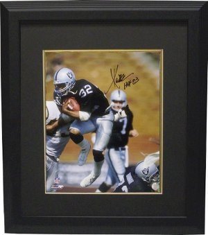 Marcus Allen signed Oakland Raiders 16x20 Photo HOF 03 Custom Framed- Allen Hologram