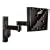 Bell'O 7465B 16-Inch Extending Tilt/Pan Articulating Arm Wall Mount System for a 12-Inch to 32-Inch Flat Screen TV Up to 50 lb's (Black)