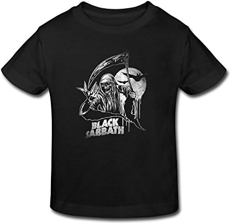 BOAO Baby Toddler Black Sabbath Boys/Girls T-shirt Age 2-6 Black 5-6 Toddler