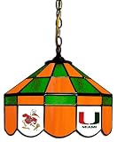 14 Executive Swag Hanging Lamp Light University of Miami Hurricanes - Free Shipping