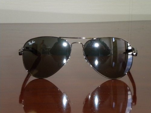 RAY BAN RB8307 GUNMETAL SILVER MIRROR 004 40 TECH 58MM SUNGLASSES product image