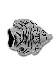 Biagi Sterling Silver Tropical Fish Bead Charm