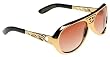 Elvis Classic Gold/Brown Glasses