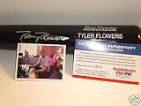 Tyler Flowers White Sox ROOKIE Signed Bat PIC PSA/DNA